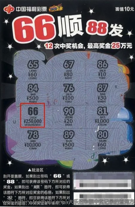 大乐透彩票中奖记录的查询方法